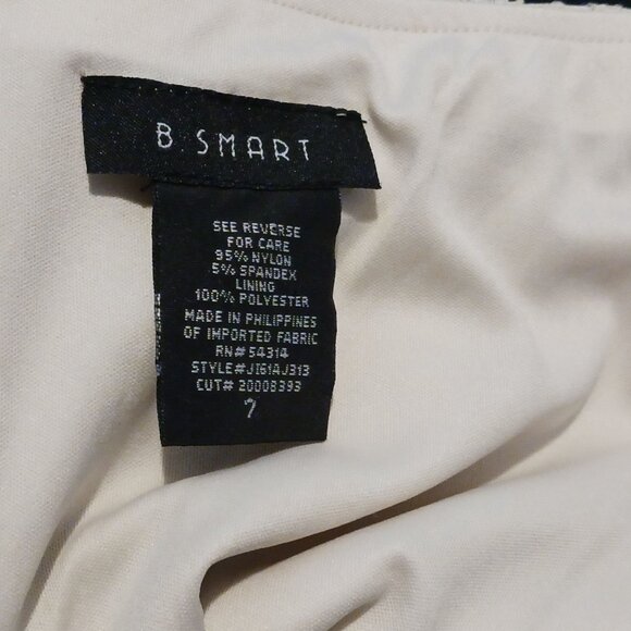 B. Smart Lace‎ Fit & Flare Mini Dress w/ Sweetheart Neckline Molded Cups Size 7 - Picture 8 of 12